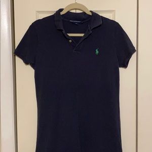 Ralph Lauren Sport Womens Navy Polo Dress Size M